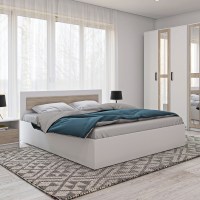 Κρεβάτι Viva Λευκό-Σονόμα 160x200cm