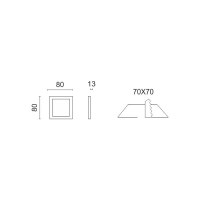 ΧΩΝΕΥΤΟ ΛΕΠΤΟ LED ΟΡΟΦΗΣ 3W 4000K