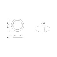 ΧΩΝΕΥΤΟ LED ΟΡΟΦΗΣ ΣΤΕΓΑΝΟ 12W 4000K